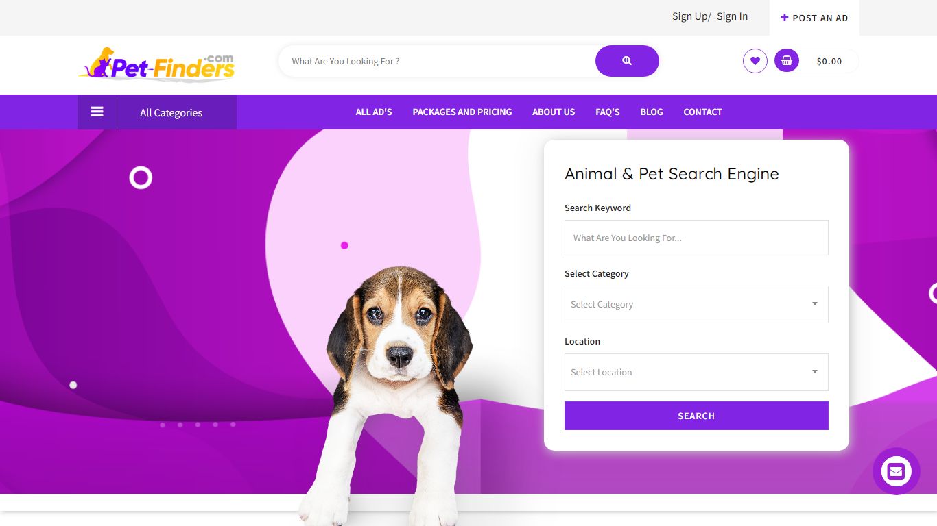 Pet Finders – Pet Adoption, Best pet classifieds site, Buy sell Pet